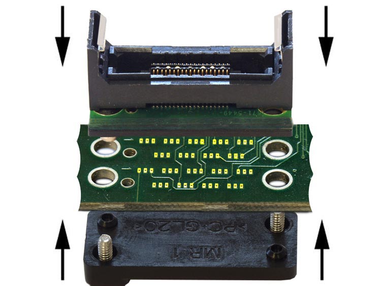 34CH Compression-on-PCB to Mictor Adapter