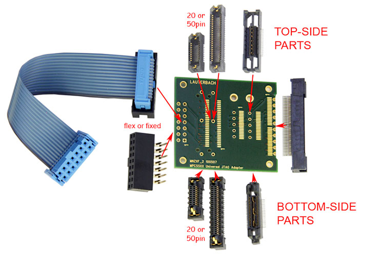 Universal JTAG adapter for PowerPC architect.